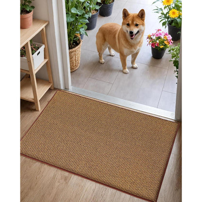 Fußmatte Braun 120x140cm – Rutschfest & Saugfähig für Innen & Außen