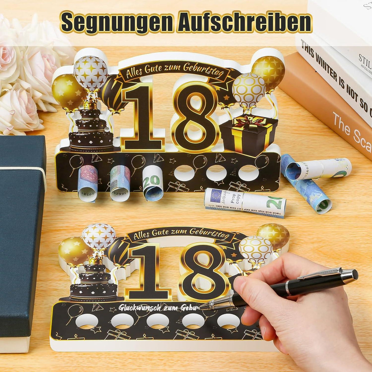 ROADPLUM 18 Geburtstag Geschenk Doppelseitiger FarbdruckHolz