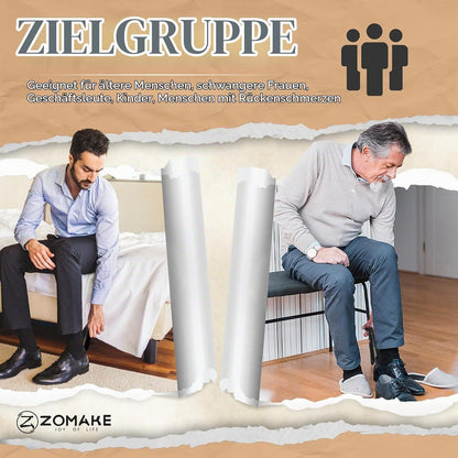 Schuhlöffel Metall Kurz (2er Set) – Mini Schuhanzieher für Reisen