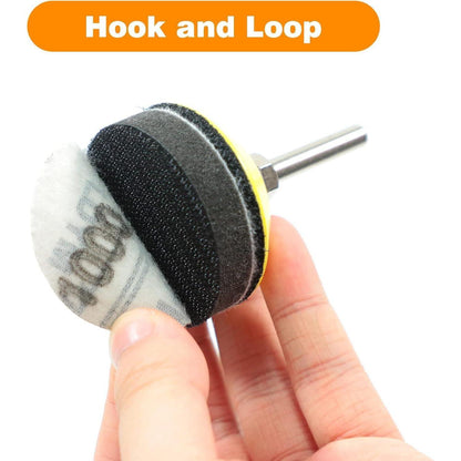 Schleifscheiben 50mm Klett Körnung 320 (100 Stück)