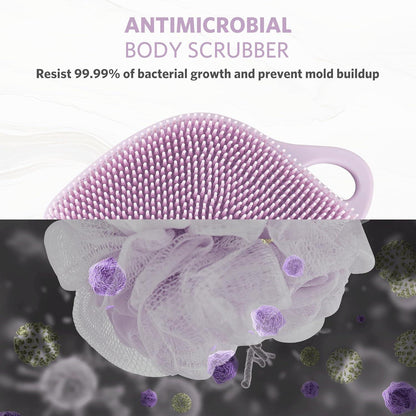Silikon Body Scrubber Sanfte Duschbürste für empfindliche Haut