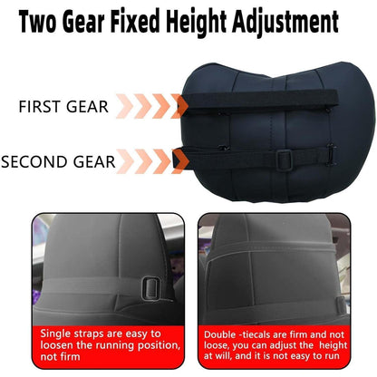 Nackenkissen 2er-Set Nappaleder Tesla Model 3/Y/S/X
