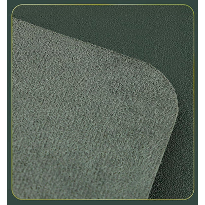 Tischdecke wasserdicht pfauengrün 90x200 cm in Lederoptik