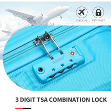XL Hartschalenkoffer mit TSA-Schloss, 74cm, Blau