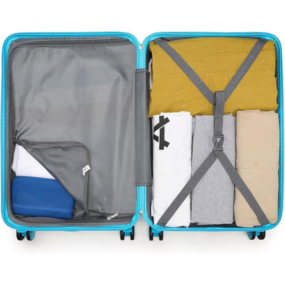 XL Hartschalenkoffer mit TSA-Schloss, 74cm, Blau