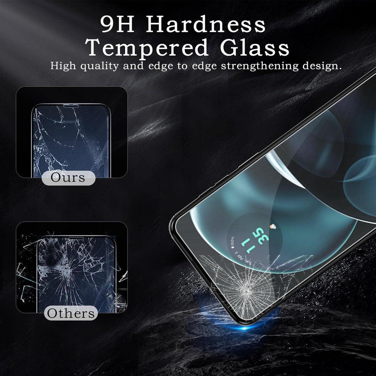 Panzer Schutz für Motorola Moto G14: 2x Glas Displayschutz & Kameraschutz