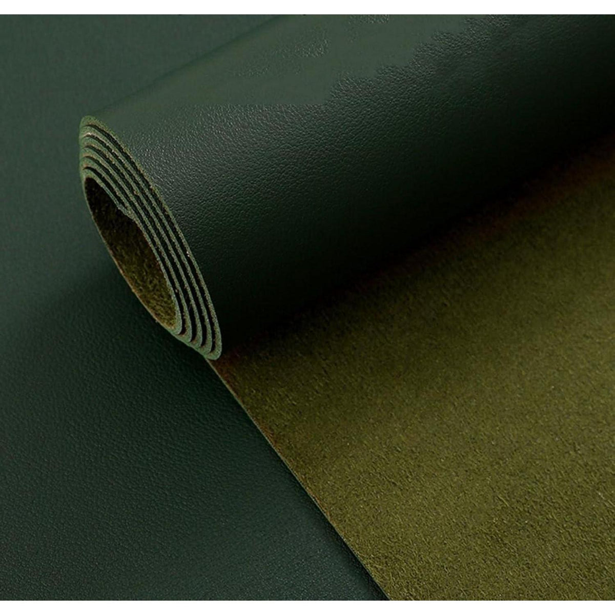 Tischdecke wasserdicht Matcha Grün 90x200 cm in Lederoptik