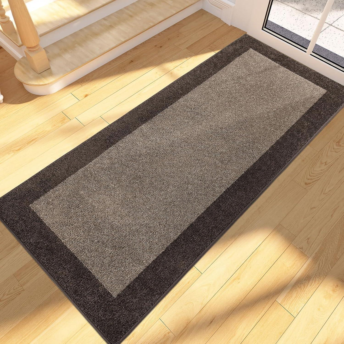 Schmutzfangmatte Braun 60x210 cm – Rutschfest & Waschbar
