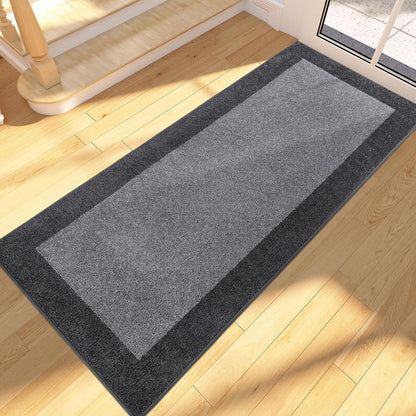 Schmutzfangmatte Grau 60x210 cm – Rutschfest & Waschbar