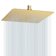 30cm Regendusche Gold – Quadratischer Wasserfallduschkopf