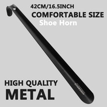 HieerBus Edelstahl Schuhlöffel Lang 45cm - Metall Shoehorn