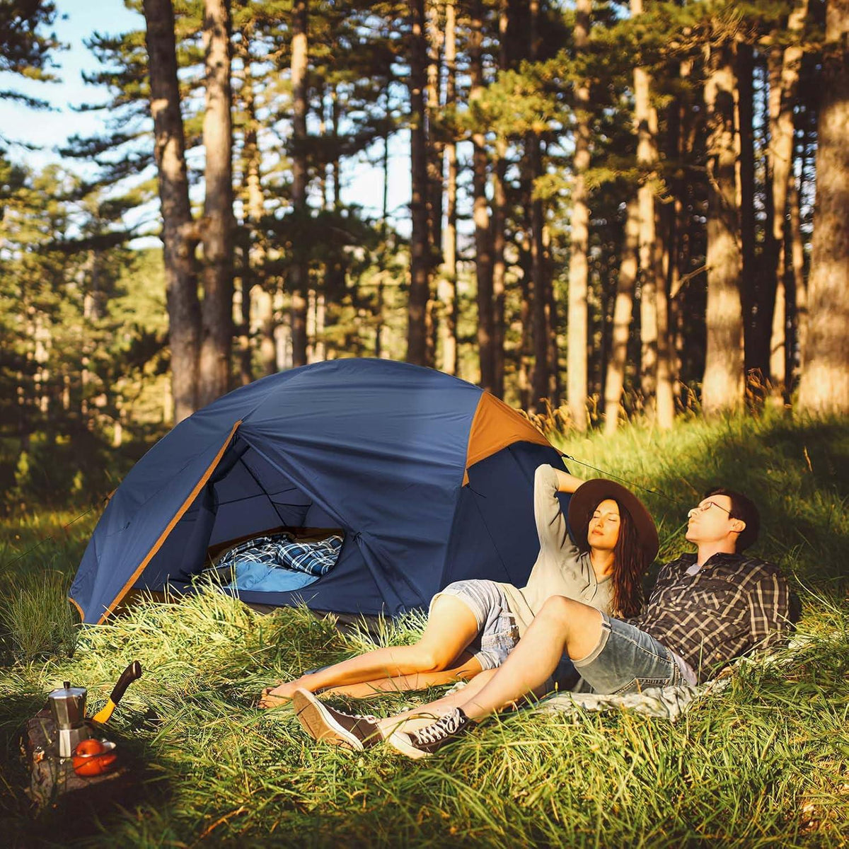 Camping Zelt 2/3 Personen Ultraleicht wasserdicht Belüftetes