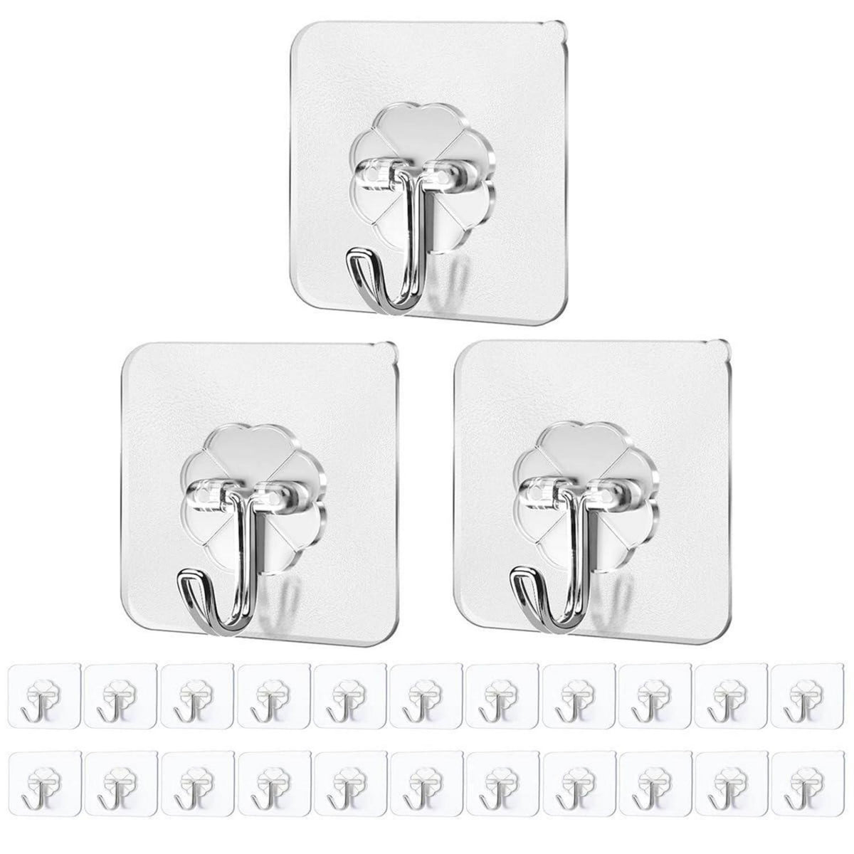 Selbstklebende Haken 25er-Pack – 10 kg Traglast