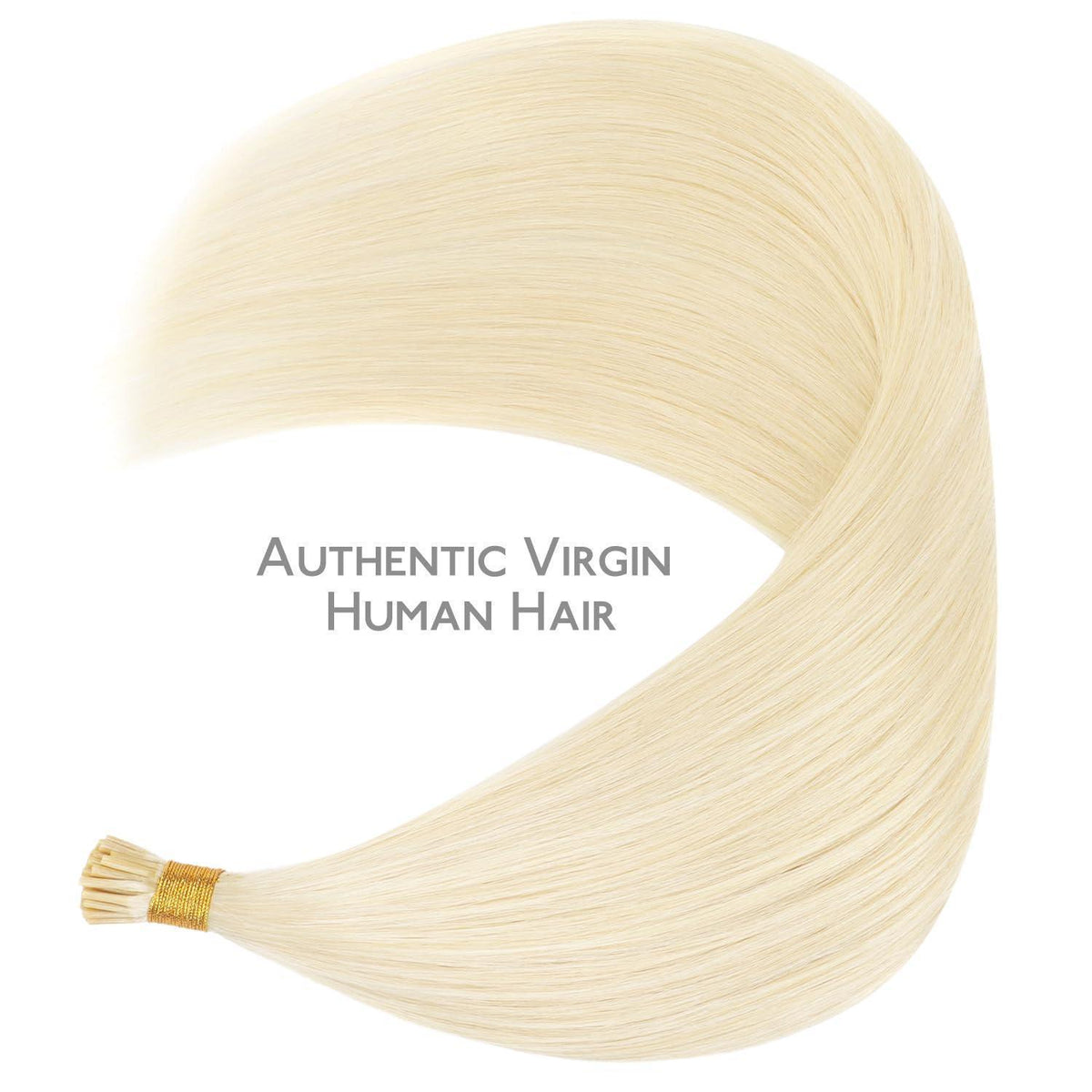 Echthaar Haarverlängerung I Tip Platinblond 45cm 50g