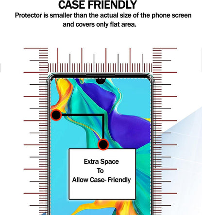 Displayschutzfolie Panzerglas Samsung Galaxy A40 Schutzfolie 3erSet