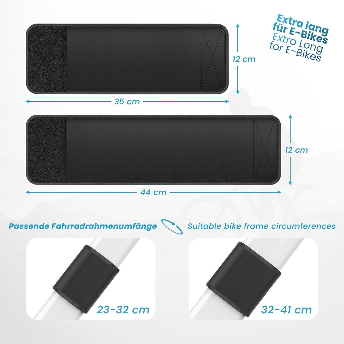 Fahrradrahmenschutz Set E-Bike Transport Thule Fahrradträger - Carbon