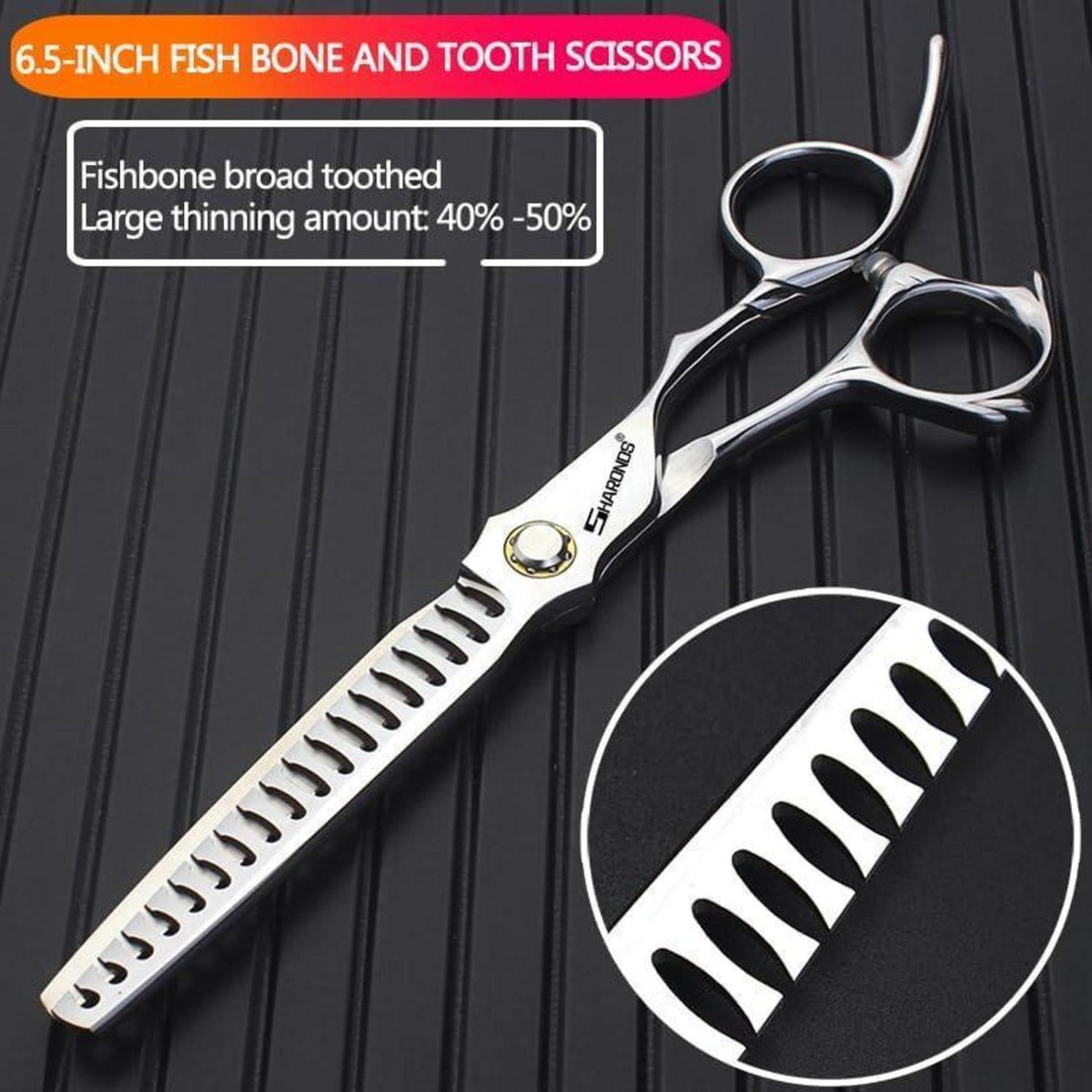 Professionelle Haarschere 6/6,5 Zoll – Japanisches 440C Stahl