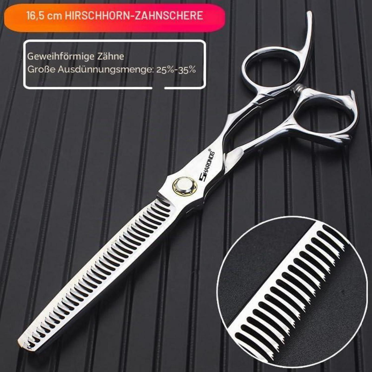 Professionelle Haarschere 6/6,5 Zoll – Japanisches 440C Stahl