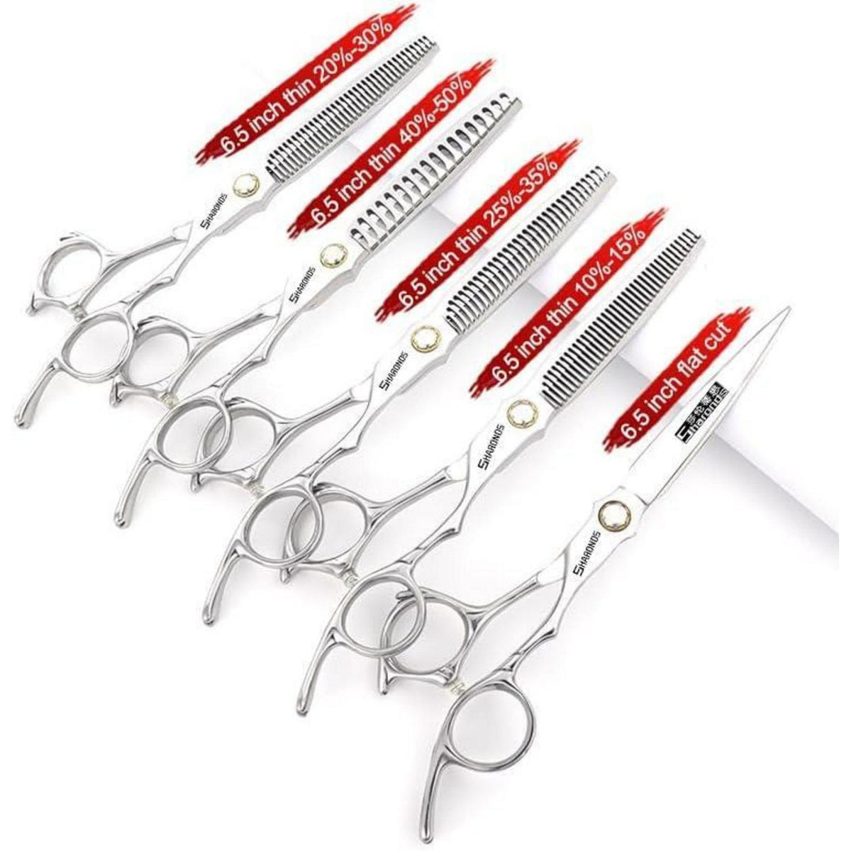 Professionelle Haarschere 6/6,5 Zoll – Japanisches 440C Stahl Set