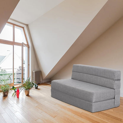 Schlafsessel mit Memory Schaum & Kissen – Gästesofa 100x190cm