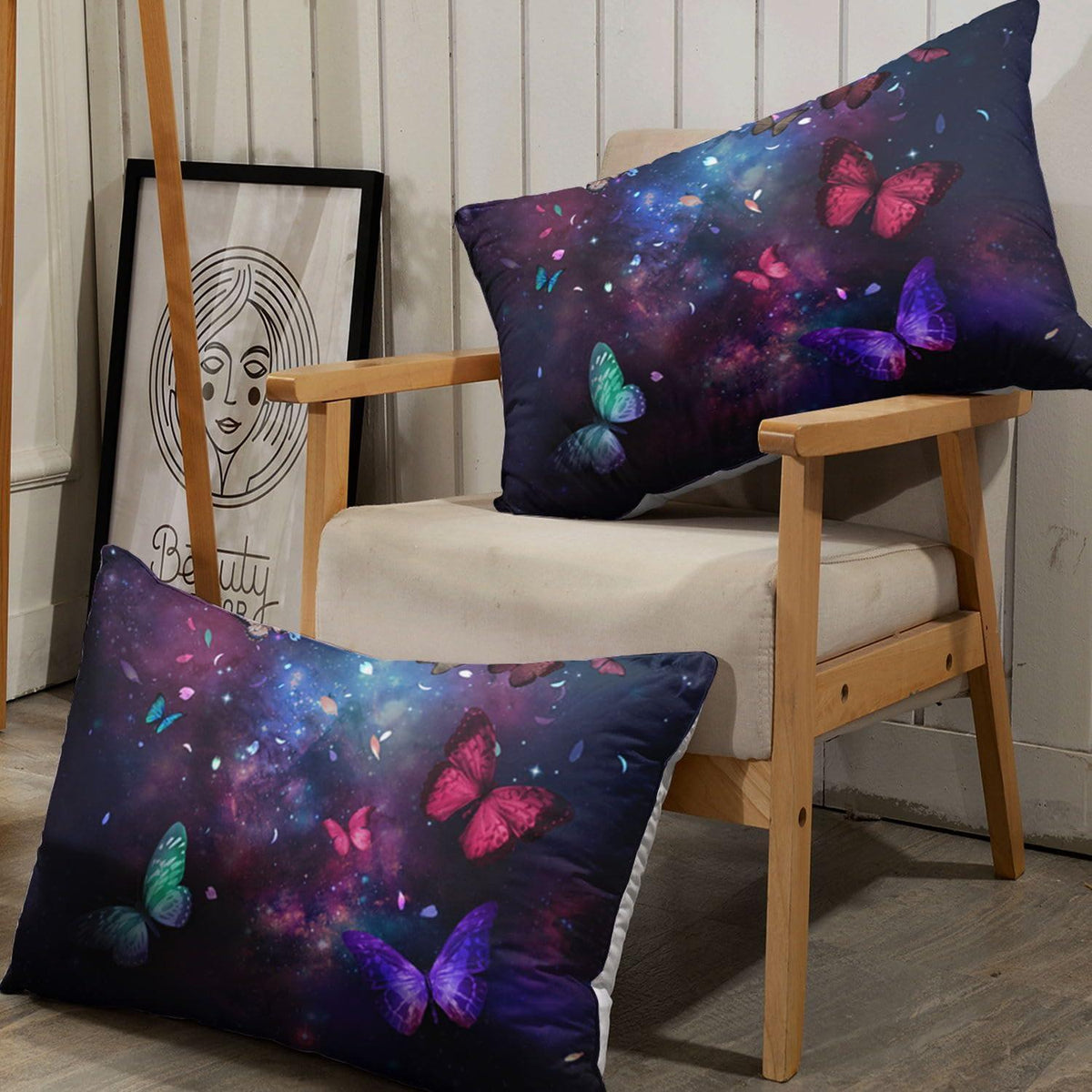 Bettwäsche-Set Milchstraße Schmetterling 200x200cm