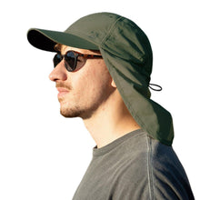 Wasserdichte Baseball Cap XL/XXL mit Nackenklappe & UV-Schutz