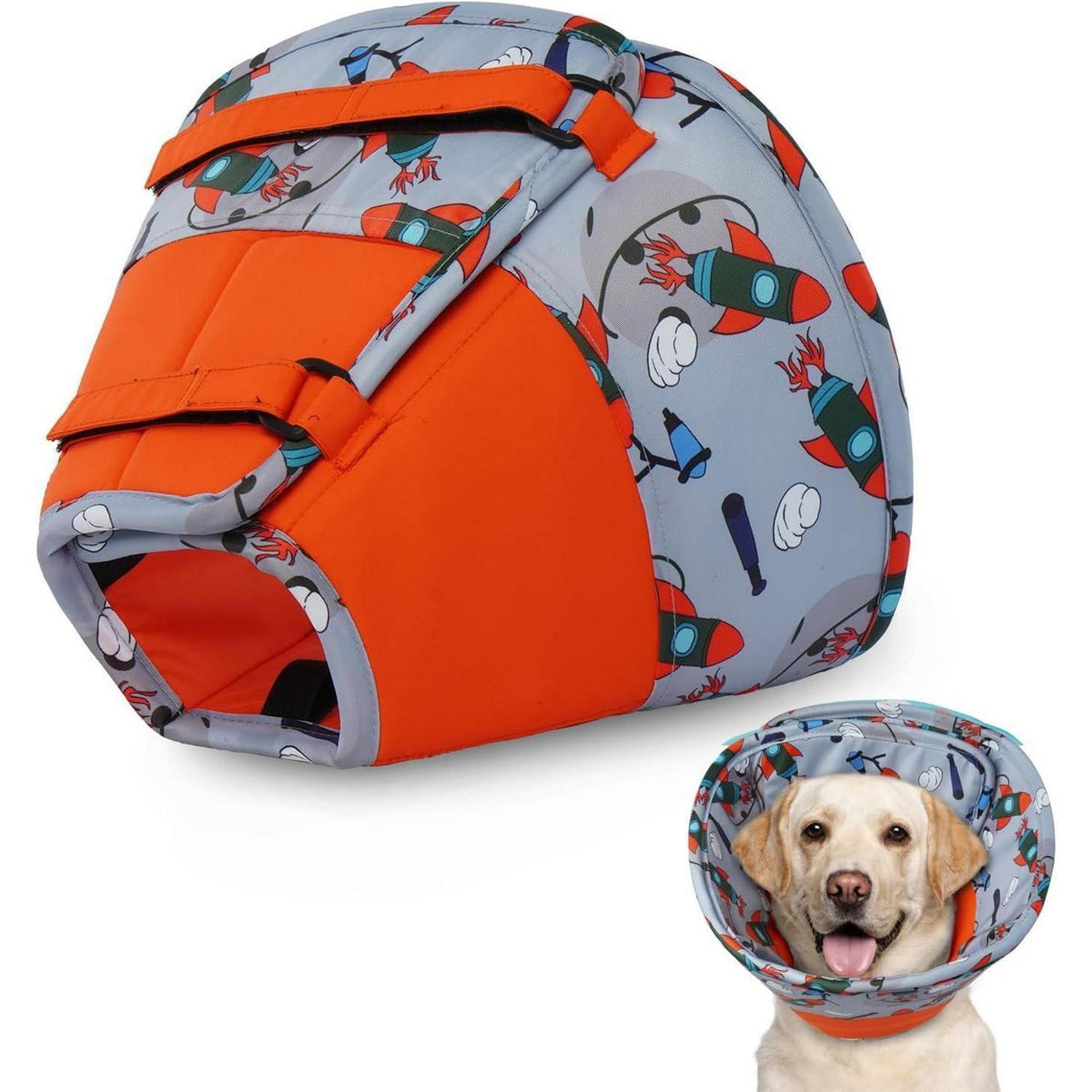 Hundekragen Leckschutz Weich Rot M