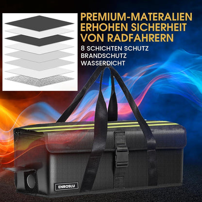 Feuerfeste Ebike Akkutasche – Sicherer Transport & Laden
