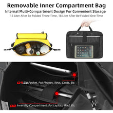 Motorrad Gepäckträgertasche 15L Wasserdicht Gelb