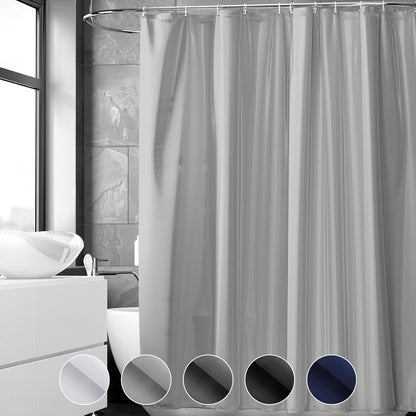 Duschvorhang Anti-schimmel wasserdicht PVC Textil grau