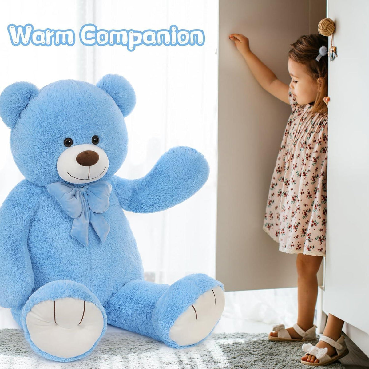 Riesiger 120cm Teddybär – Kuscheltier XXL für Geburtstag & Valentinstag