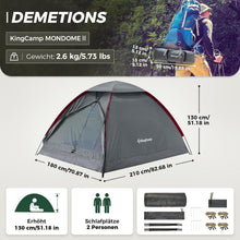 Ultraleichtes Camping Zelt für 2 Personen - Wasserdicht