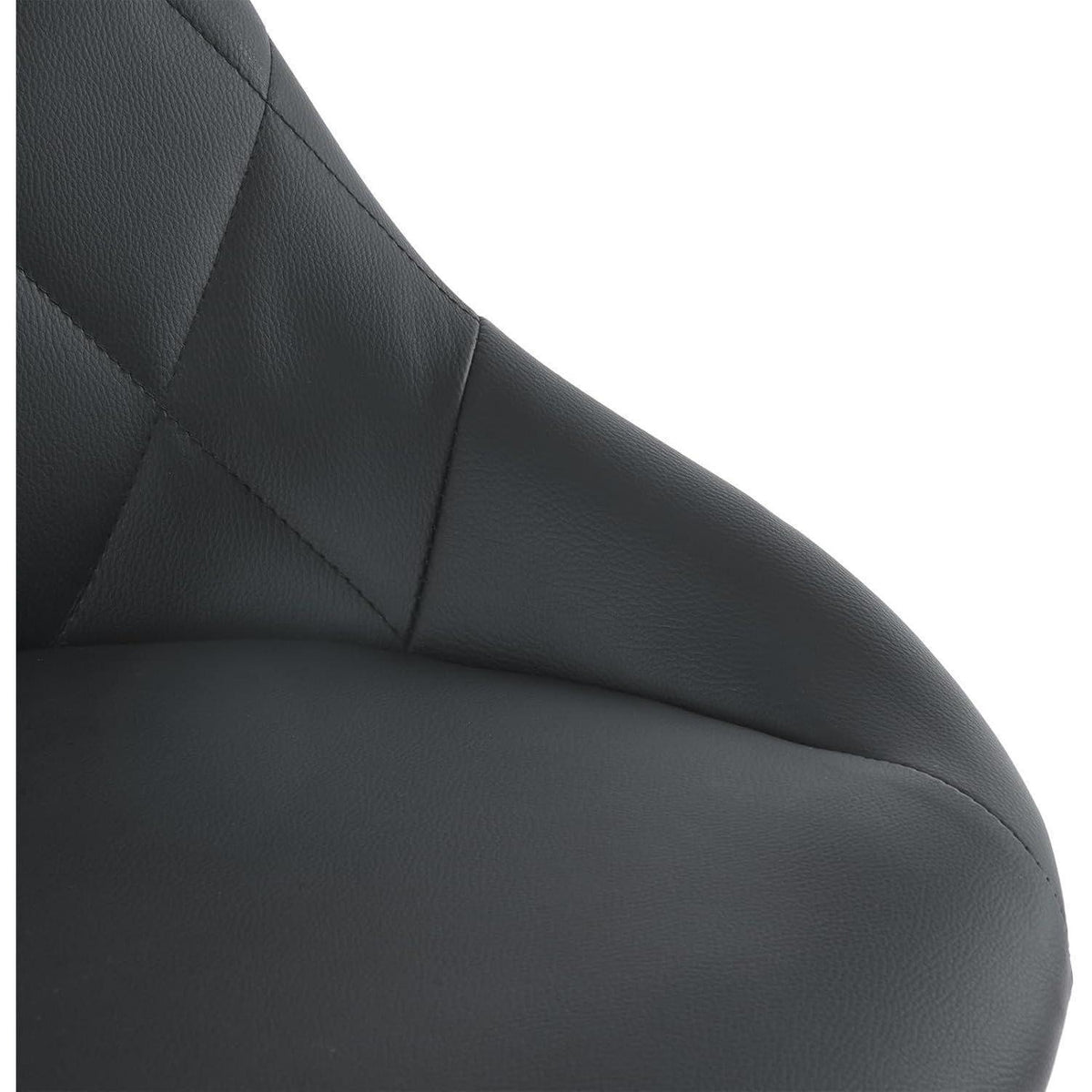 LEADZM Barhocker 2er Set, höhenverstellbar & drehbar, Schwarz