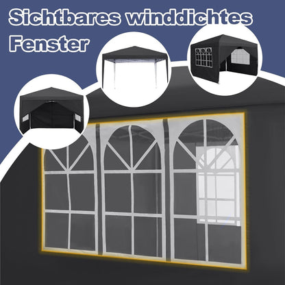 Faltpavillon 3x3m – Wasserdicht & UV-Schutz für Garten & Party