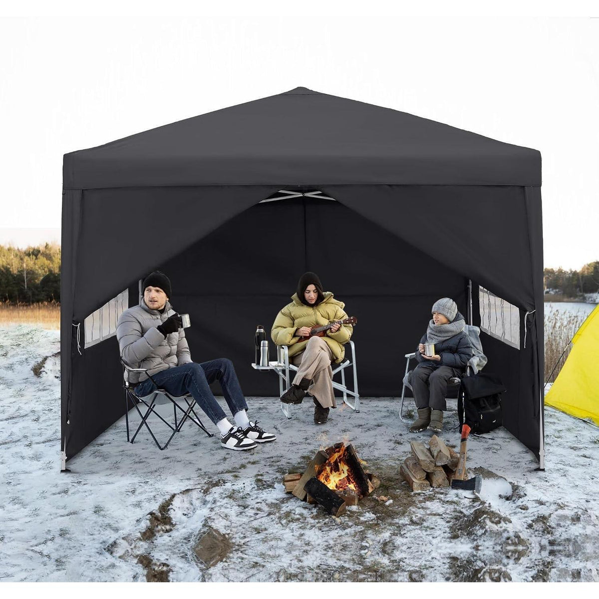 Faltpavillon 3x3m – Wasserdicht & UV-Schutz für Garten & Party