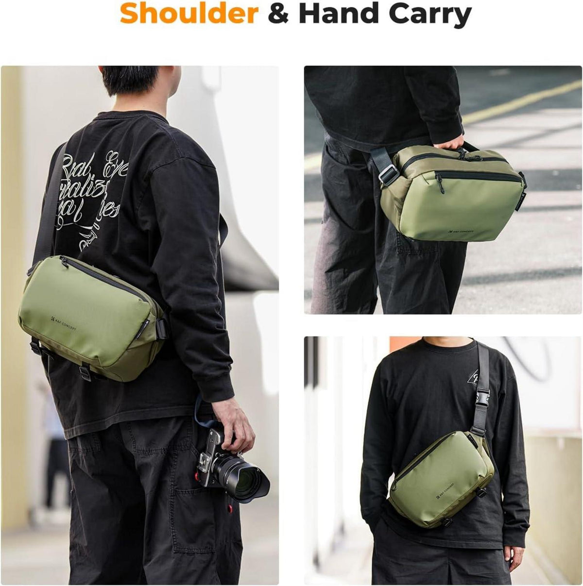 Kamera-Rucksack Schultertasche quadratische Tasche Fotografen Canon
