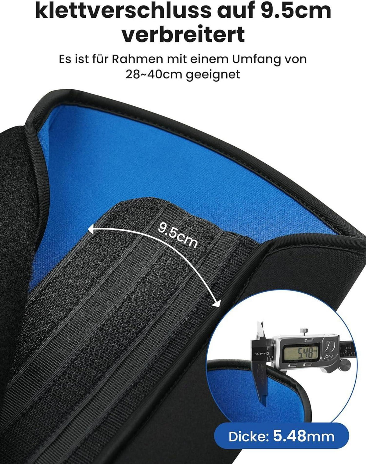 Neopren E-Bike Akku Schutzhülle 28-45cm Kälte Schmutz Schutz universal Bosch