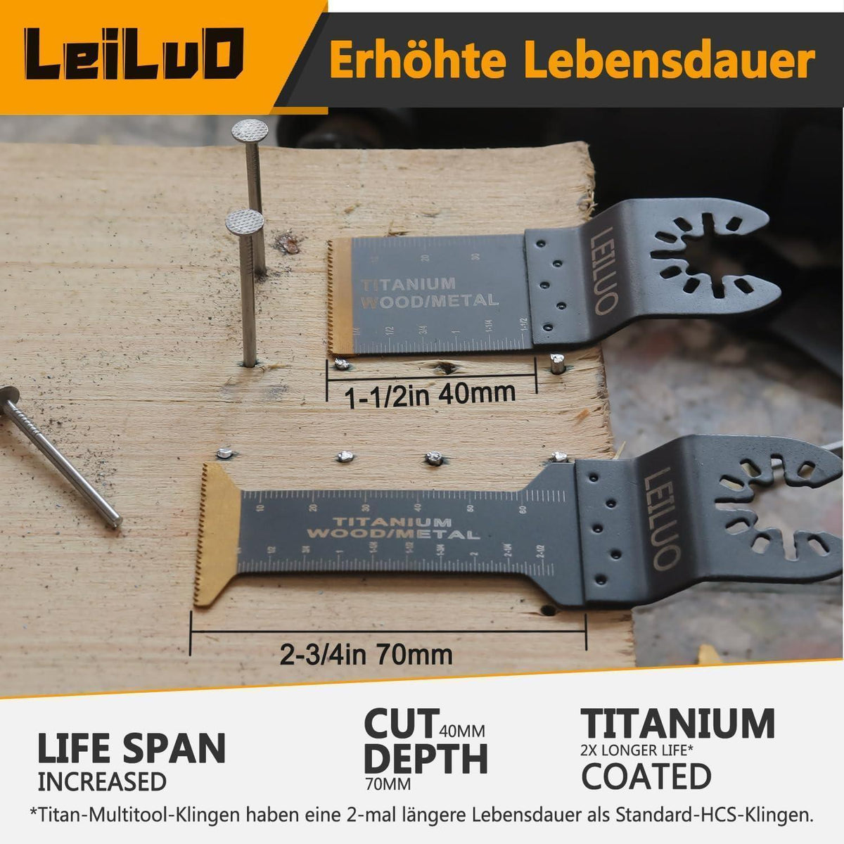 29-teiliges Multitool Sägeblatt Set mit Aufbewahrungstasche