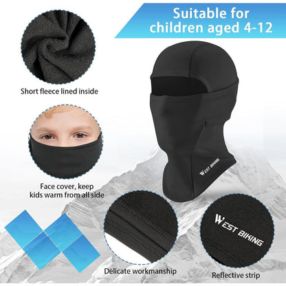 Kinder Sturmhaube Winter – Warm & Winddicht für Jungen & Mädchen 4-12