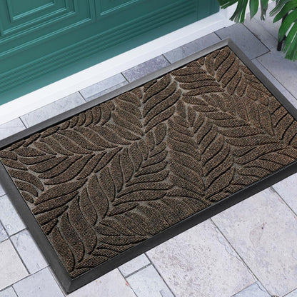 Fußmatte rutschfest 120x80 cm – Braun, wetterfest & sauber