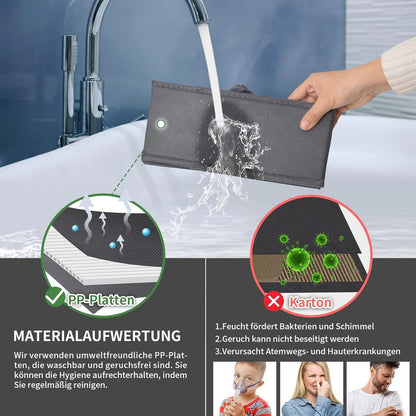Schubladen Organizer Set für Hemnes Kommode 16-tlg. Grau