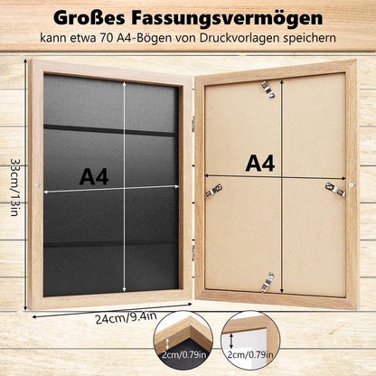 Kinderzeichnungen Bilderrahmen A4 Aufstellbar Wandmontierbar