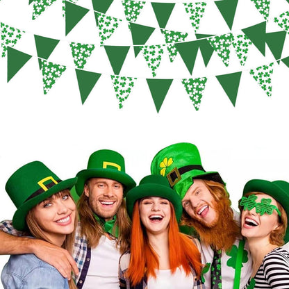 St. Patrick's Day Girlande mit Kleeblatt-Muster
