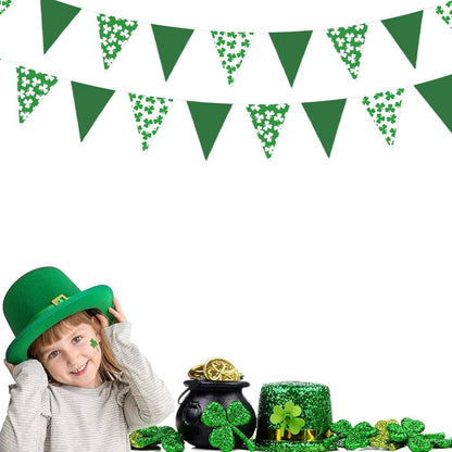 St. Patrick's Day Girlande mit Kleeblatt-Muster