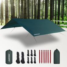 Camping Tarp Wasserdicht 3x3M Ultraleicht Zeltplane UV-Schutz & Schnee