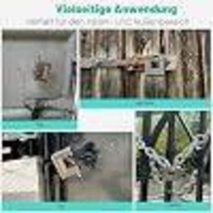 Edelstahl Vorhängeschloss 60mm - 4er Set - Gleichschließend
