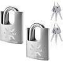 Edelstahl Vorhängeschloss 60mm - 2er Pack, Gleichschließend