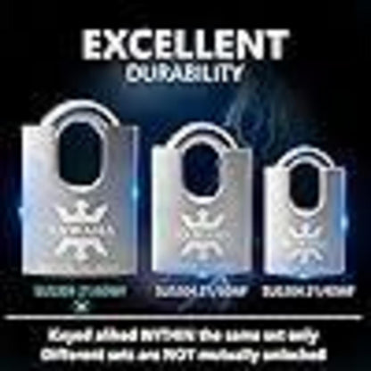 Edelstahl Vorhängeschloss 60mm - 2er Pack, Gleichschließend