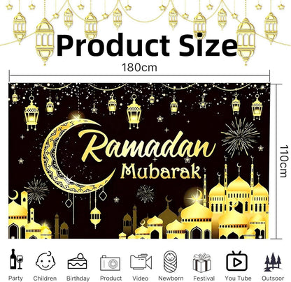 Ramadan Eid Deko Banner Hintergrund Girlande - Eid Mubarak