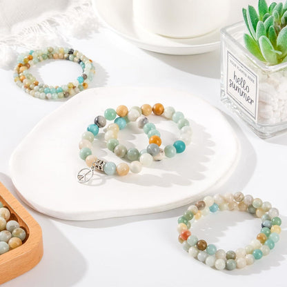 8mm Amazonit Perlen Naturstein für Schmuck DIY